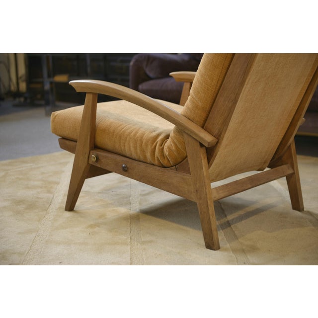Wood Model FS 134 Armchair by Guy Besnard for Free Span, 1950s For Sale - Image 7 of 14