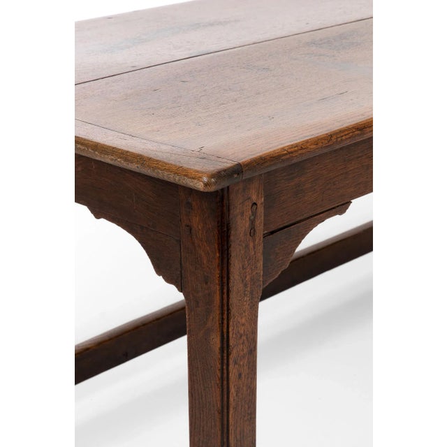 Farmhouse Refectory Table in Oak For Sale - Image 4 of 11