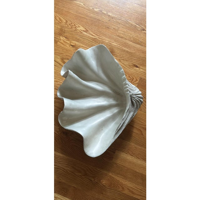 Can be used for plants or ice. large decorative clam shell bowl, produced by the brand Chrisdon (often referenced as...