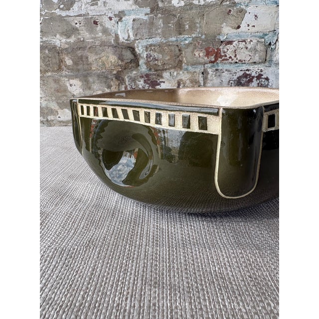 2020s Vintage Ault Handcrafted Ceramic Bowl / Catchall Vessel For Sale - Image 5 of 8