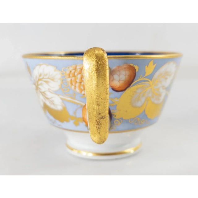 19th Century 19th Century English Unusual Teacup With Strawberries For Sale - Image 5 of 8
