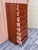 Mid Century Danish Modern Teak Highboy / Lingerie Chest of Drawers. Circa 1970s For Sale In Miami - Image 6 of 18