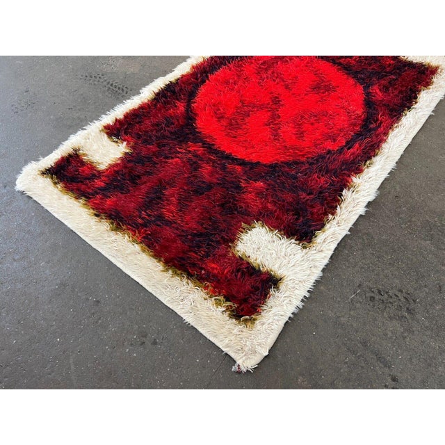 1960s Danish Space Age Runner Rug by Hojer Export, 1960s For Sale - Image 5 of 18