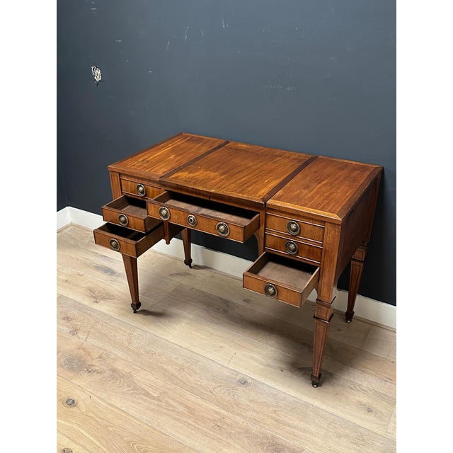 Antique Louis XVI Style Dressing Table For Sale - Image 9 of 15