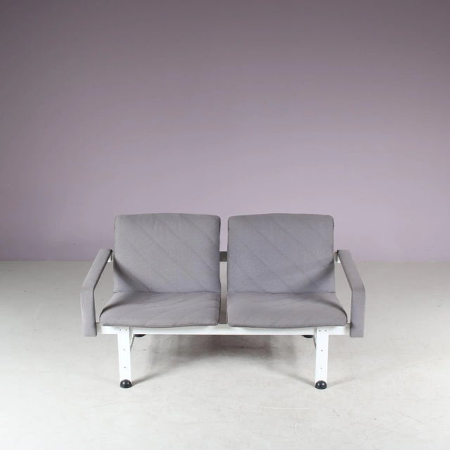 Metal Vintage German Two-Seater Sofa, 1980s For Sale - Image 7 of 9