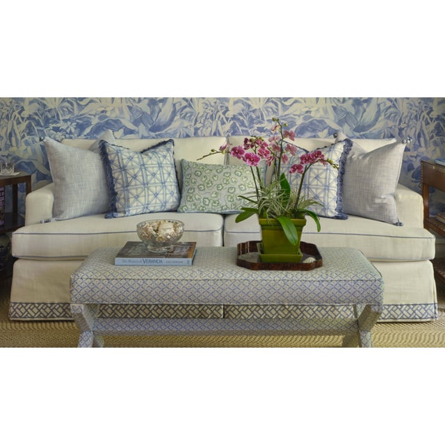 Samuel & Sons Stout Lumbar Pillows With Samuel and Sons Cord From Kips Bay Showhouse For Sale - Image 4 of 4