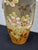 Antique Japanese Satsuma Style Moriage Porcelain Vase Hand Painted Blossoms For Sale - Image 9 of 14