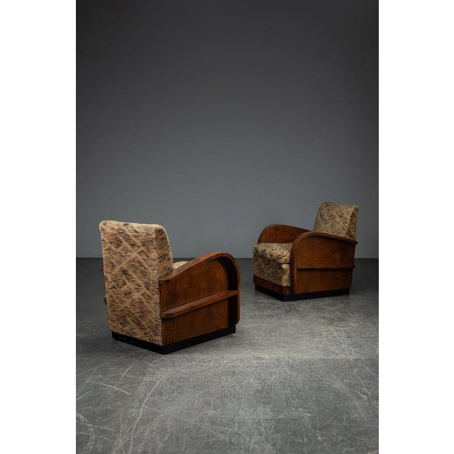 Art Deco Armchairs, 1930s, Set of 2 For Sale - Image 5 of 13
