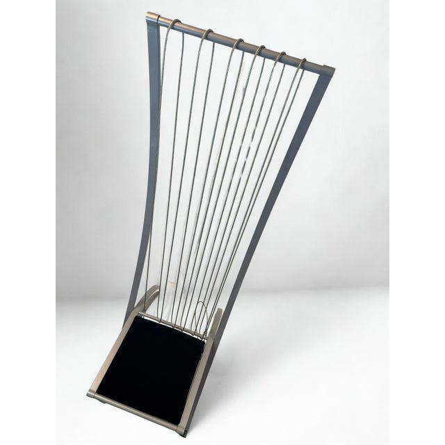 Postmodern Postmodern Sculptural Harp Dining Chairs from Dietrich Design, 1980s For Sale - Image 3 of 6