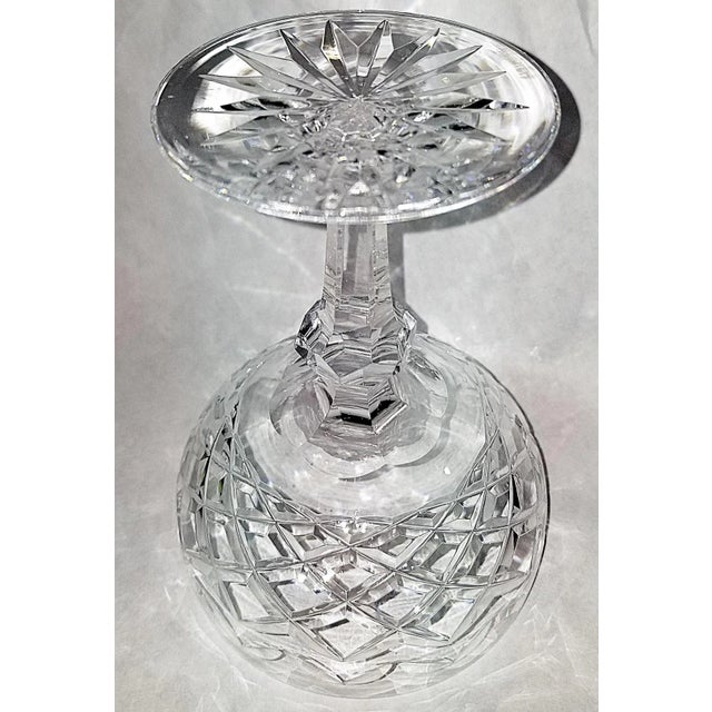 1980s 1980s Waterford Crystal Champagne Coupes, 'Powerscourt' Motif, Set of 6 For Sale - Image 5 of 9
