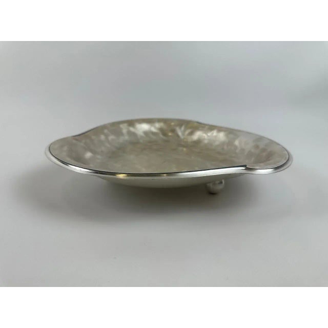 Mid-Century Modern Art Deco Silver-Plated Ikora Bowl from WMF, 1950s For Sale - Image 3 of 12