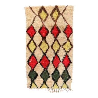 Moroccan Azilal Rug - 3'4" X 5'10" Ft For Sale