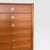D-Scan Captain Line Teak Seven-Drawer Tallboy Dresser, Mid-Century Modern, Mid-Century, Brass For Sale - Image 10 of 18