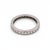 Art Deco Antique Art Deco Platinum Full Eternity Band — 1.50ct Diamonds | Circa 1920, Size 6.75 For Sale - Image 3 of 6