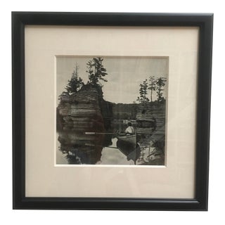Vintage Sugar Bowl, Wisconsin Dells Framed Photo by Henry Hamilton Bennett For Sale