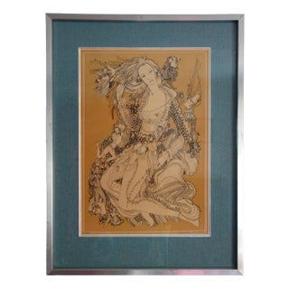 Françoise Muller, 1970s, Aluminum & Paper & Vellum For Sale