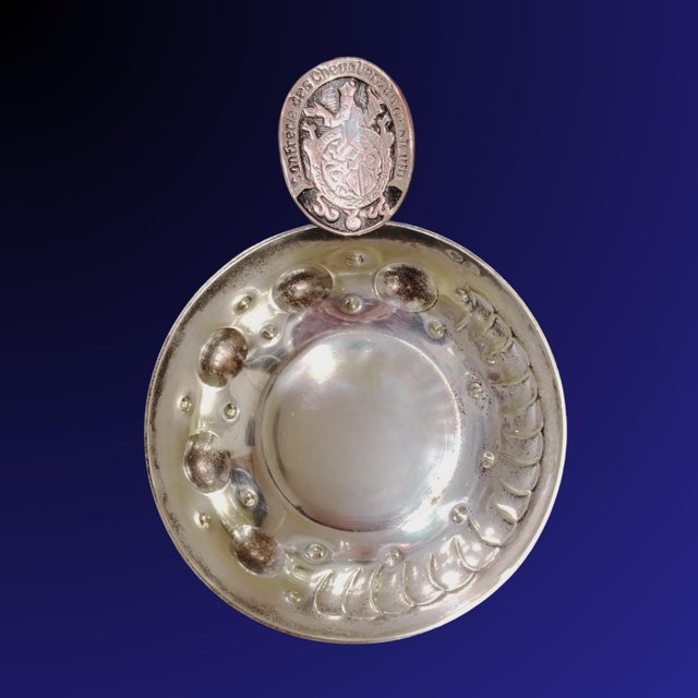 Antique Bowl from Confrérie Des Chevaliers Du Tastevin For Sale - Image 3 of 4