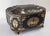 American 19th Century Chinese Export Black Lacquer Tea Caddy With Gilt Decoration For Sale - Image 3 of 13