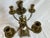 Mid-Century Modern Pair of Candelabras - Mid 20th Century Brass, Copper & Onyx For Sale - Image 3 of 10