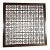 Decorative Wooden Lattice Panel With Geometric Fretwork Design For Sale