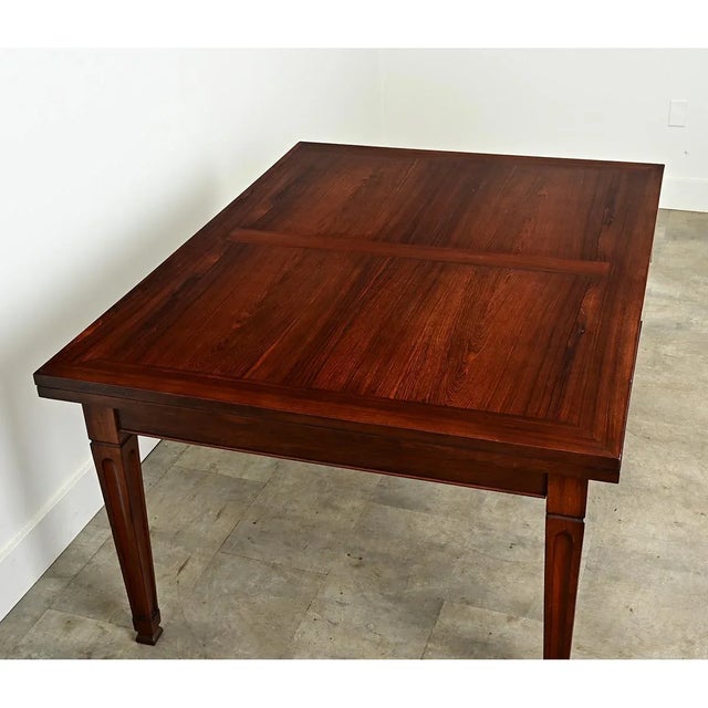 Dutch Rosewood Extending Dining Table For Sale - Image 9 of 12