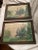 Set of Two Matching Vintage 1950s Landscape Dogwood Paintings, Framed For Sale In Dallas - Image 6 of 11