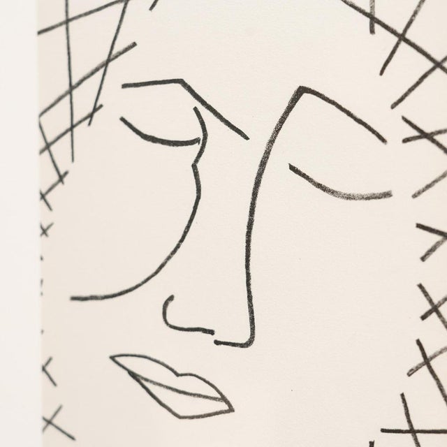 François Gilot, Untitled Face, 1951, Lithograph For Sale - Image 6 of 16