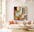 Abstract Large Contemporary Abstract Acrylic Painting – Pink Linear & Geometric Expressions For Sale - Image 3 of 11