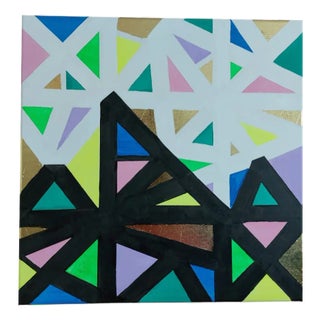 Priscilla Bilijam, Blurred Lines, 2024, Mixed Media on Canvas For Sale