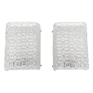 Space Age Bubble Glass Wall Lights, 1970s, Set of 2 For Sale