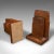 Wood 1930s Pair of Vintage English Oak Decorative Bookends For Sale - Image 7 of 9