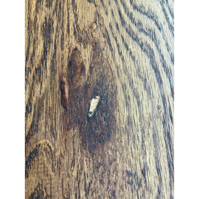 Vintage Solid Oak Table For Sale - Image 11 of 18