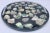 Vintage Mid Century Modern Abalone Shell and Lucite Circular Tray With Handles For Sale In Tulsa - Image 6 of 10