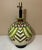 Mid 20th Century Italian Pottery Sphere Lamp Incised Geometric Patterns For Sale - Image 4 of 12