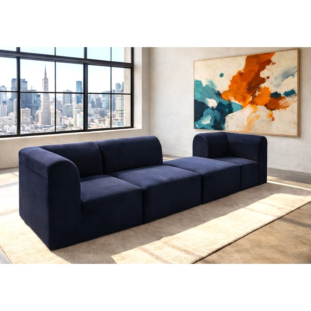 Mid-Century Modern Beck Modular Sofa For Sale - Image 3 of 9