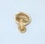 Gold Pair of Gold Plated Mushroom Brooches Including Trifari, 1960's For Sale - Image 8 of 10