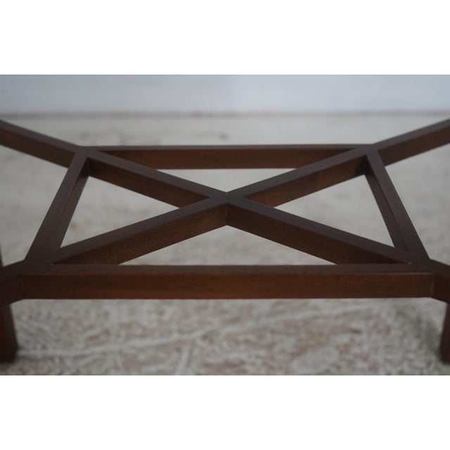 Kittinger Colonial Williamsburg Wa-1039 Chippendale Mahogany Lamp Table For Sale - Image 10 of 14