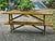 Brutalist Benches in Blond Elm from Aranjou, France, 1960s, Set of 2 For Sale - Image 14 of 18