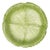 The Mane Lion Handcrafted Italian Radicchio Cabbage Salad Plates, Light Green – Set of Four For Sale