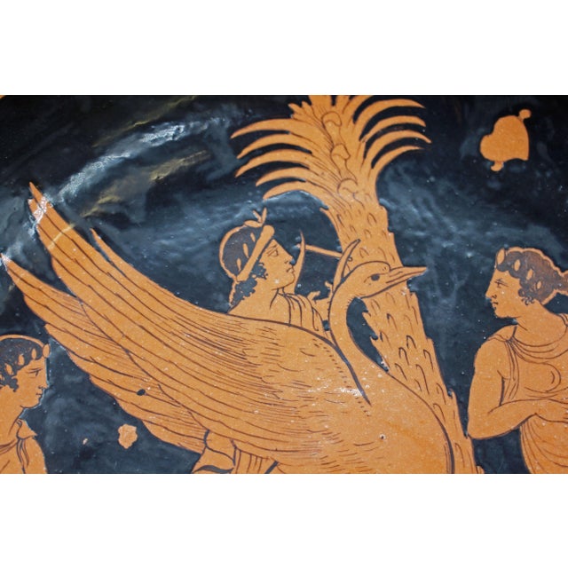 Ceramic C. 1800-1830 Naples Greco-Roman Revival Deep Terracotta Bowl For Sale - Image 7 of 7