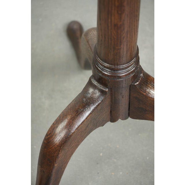 Antique English Oak Side Table, 1700s For Sale - Image 10 of 11