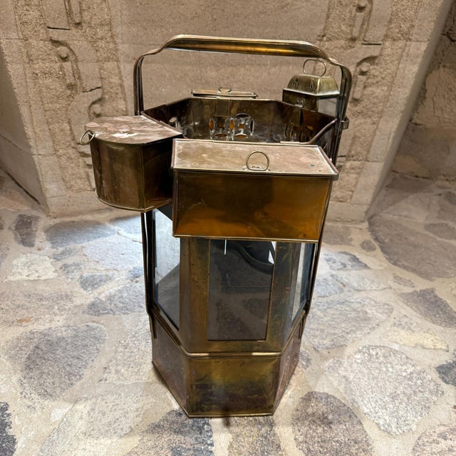 Antique Brass Asian Street Vendor Noodle Cart For Sale - Image 14 of 16