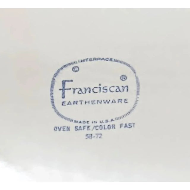 Vintage Franciscan "Moondance" Stoneware Oval Serving Platter For Sale - Image 11 of 12