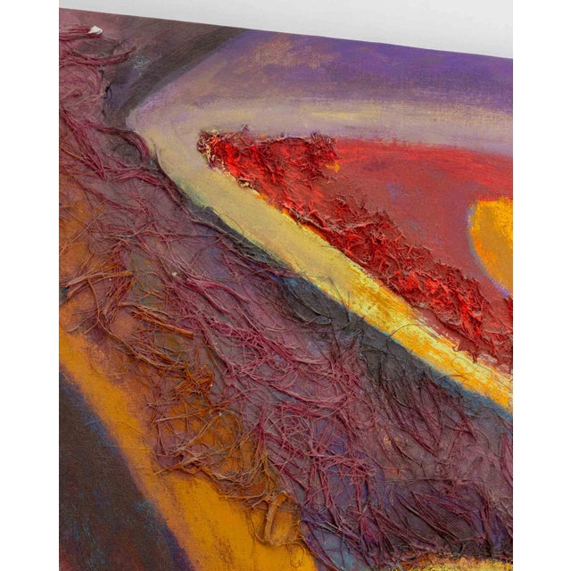 Contemporary Lu D Huang "Mirage" Mixed Media on Canvas For Sale - Image 3 of 10