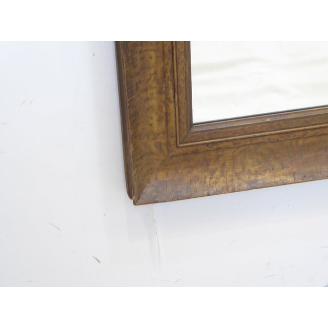 This French Beaux Arts Period frame has a mottled bronze tone finish and measures 60"H x 28"W. It hangs vertically, but if...