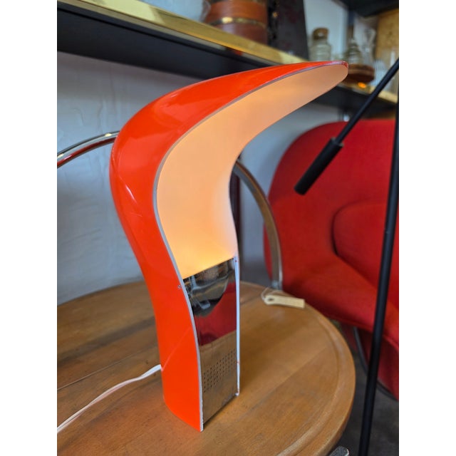 Orange Pelota Table Lamp by Casati & Ponzio, Italy, 1971 For Sale - Image 11 of 11
