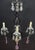 Maison Baguès Rock Crystal, Iron and Silver Gilt Chandelier For Sale - Image 4 of 6