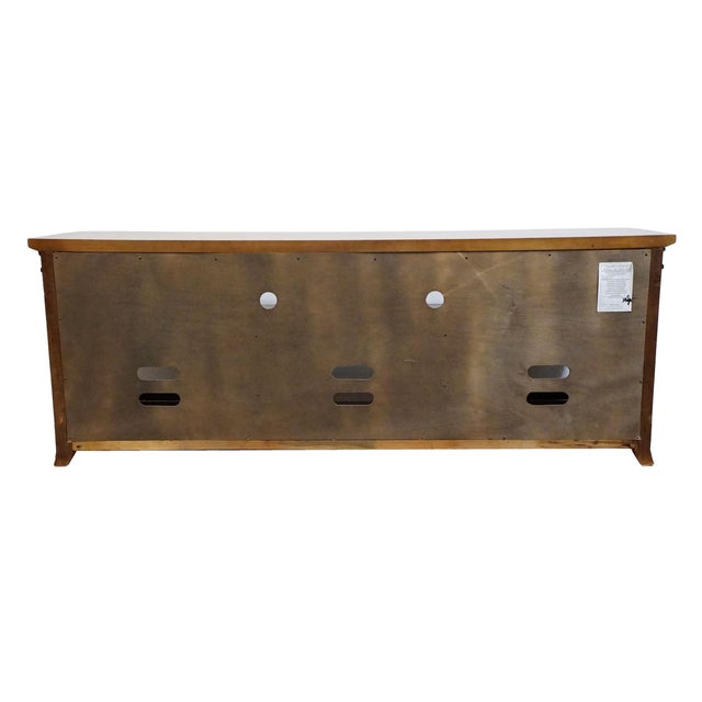 Legends Furniture Sierra Collection Cherry Southwestern Rustic Americana Style 76" Media Console Za-S1476 For Sale - Image 13 of 15