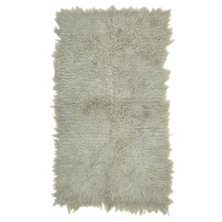 Vintage Tulu Rug in Cotton & Wool For Sale