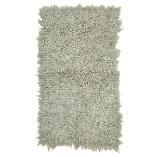 Vintage Tulu Rug in Cotton & Wool For Sale